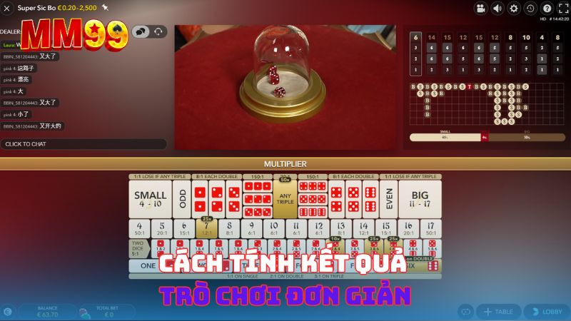Cách tính kết quả trò chơi đơn giản